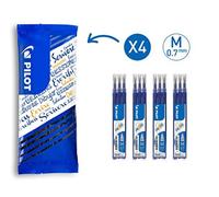 Pilot Frixion - Ricarica per penna roller, 0,7 mm, 12 pezzi blu, 4 SET 3 PZ - NU