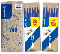 Pilot Frixion Set di 2 Ricariche con Inchiostro Cancellabile Blu Spessore medio