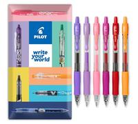PILOT G-2 - Penna a inchiostro gel retrattile, 0,7 mm, 6 pezzi