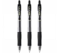 Pilot G-2 - Penna retrattile a punta fine, 0,7 mm, confezione da 3, colore: Nero