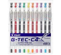 Pilot G-TEC-C4 - Paquete de 10 bolígrafos de tinta gel, multicolor