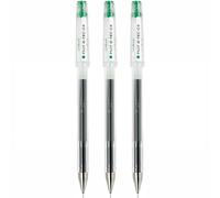 Pilot G-TEC-C4 - Set di 3 penne roller in gel, colore: verde