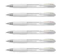 Pilot G2 07 PASTELLO BIANCO GEL Inchiostro Penne a sfera set da 6