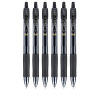 Pilot G2 07 - Penna a sfera a inchiostro gel retrattile, con punta da 0,7 mm, larghezza di linea 0,39 mm, ricaricabile, BL-G2-7, confezione da 6
