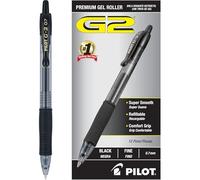 PILOT G2 Gel Ink Roller Ball Pen, Fine Point, Black Nero 0,3 pezzo(i)
