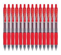 PILOT G2 - Penne a sfera ricaricabili e retrattili, inchiostro rosso, 14 pezzi (15400)
