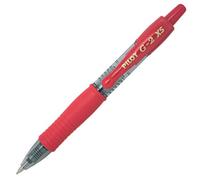 PILOT G2 Pixie - Mini penna rollerball ad inchiostro gel, retrattile, 0,7 mm, confezione da 12, colore: Rosso