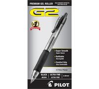 Pilot G2 Premium Gel Roller Pens Ultra Fine Point 0.38 mm Pack of 1