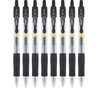 PILOT G2 Premium - Penne a inchiostro gel, confezione da 8, colore: nero