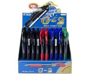 PILOT G2 ROLLERBAL BASTER DI 60 Penna gel - Punta 0,7 mm - Tratto 0,32 mm - ricaricabile - IMPUGNATURA ERGONOMICA - Colori ordi