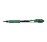 Pilot G205 - Penna a sfera retrattile in gel, punta da 0,5 mm, colore: Verde