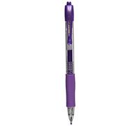 Pilot G207 - Penna a sfera con inchiostro gel, punta da 0,7 mm Einzelbett Metallic Violet