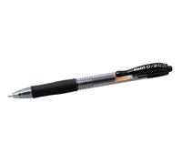 Pilot G210 - Penna a sfera retrattile in gel, 1,0 mm, confezione da 12, colore: Nero