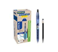 Penna gel a scatto Pilot B2P Begreen 0,7 mm nero Green Pack 10 penne + 10 refill