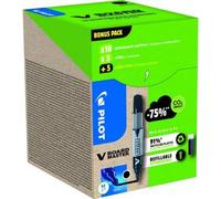 Pilot Greenpack, V-Board Master, Black, 10 Markers and 10 Refills, (WLT556275)