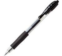PILOT Set di 6 penne a sfera in gel G2 05 Pte Fine Nero