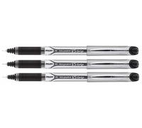 Pilot Hi-Tecpoint V5 Grip Penna stick a sfera Nero 3pezzo(i)