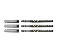 PILOT HI-TECPOINT V7 LIQUIDO inchiostro (confezione da 3 Nero