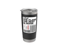 Pilot I Fly The Plane The Rest Is Noise Aviation Bicchiere termico in acciaio inox doppia parete