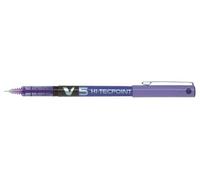 PILOT INCILITÀ LIQUIDE BOLIGRAPH V5 HI - Roller Tecpoint - Punta fine 0,5 mm - Asta 0,3 mm - Colore viola NEW