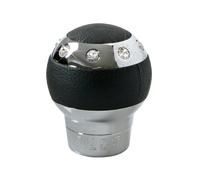 Pomello cambio alluminio pelle e strass GTX