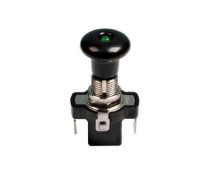 Pilot INTERRUTTORE TIRA/SPINGI LED VERDE 12/24V MAX 20A