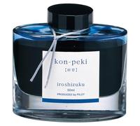 Pilot Iroshizuku Fountain Pen Ink - 50 ml Bottle - Kon-peki Deep Azure Blue (Deep Blue)