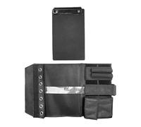 Pilot Kneeboard - Scheda di scrittura a 7 slot, supporto per penna a con regolabile per le gambe, organizer portatile per carte, documenti, note scolastiche a casa,