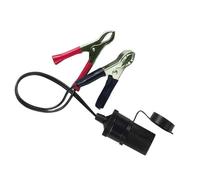 Lampa Presa corrente 39057 con clips batteria 12/24V e coperchio di protezione Auto