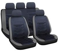 Set fodere coprisedili universali imbottiti auto Drift - Nero/Grigio