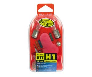 PILOT LAMPA - Kit lampade di ricambio 11 pz, alogena H1-12V