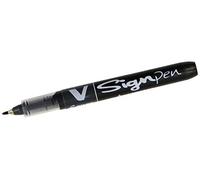 PILOT Lot de 3 stylos feutre V Sign Pen, noir