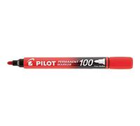 Pilot Pen - Pennarello indelebile SCA100 - Punta tonda 4,5 mm - Rosso