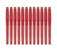 Pilot Medium Line - Penna a sfera con punta Super Grip G, 1 mm, confezione da 12, colore: Rosso