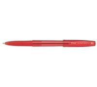 Pilot Medium Line - Penna a sfera con punta Super Grip G, 1 mm, confezione da 12, colore: Rosso