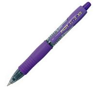 Pilot Penna Roller Pilot G-2 Xs Retrattile Violetta 0,4 Mm (12 Unità) S_0301_S84