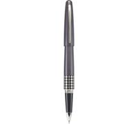 Pilot MR Retro Pop Collection Gel Roller Pen in Gift Box Gray Barrel with Houndstooth Accent Fine Point Stainless Steel Nib Refillable Bl