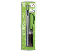 Pilot Pack di penna stilografica Parallel Pen da 38 mm - Punta in acciaio - Corsa da 38 mm - 2 ricariche kit per la pulizia interna ed esterna - Colore nero/rosso