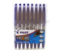 Pilot Pen Frixion - Astuccio da 8 penne cancellabili a sfera, colore blu