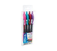 Pilot - Penna a sfera con inchiostro gel Punta media Rose/Turquoise/Marron/Violet