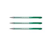 Penna a sfera a scatto BP S Matic - punta fine 0,7mm - verde - Pilot