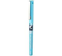 Pilot -Penna a sfera V5 con inchiostro liquido, punta da 0,5 mm (penna singola) - letto singolo nero blu chiaro