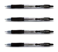 Pilot Penna Gel G2 - 05 - 4 pezzi - Nero, tratto 0,3 mm