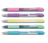 Pilot Penna gel G2 - 7, 5 Farben Pastell, Langer Stift 5er