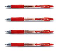 Pilot Penna inchiostro gel G2-05-4 pezzi - rosso larghezza tratto 0,3 mm