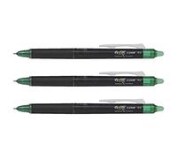 PILOT Penna roller FRIXION POINT CLICKER, confezione da 3, colore: Verde