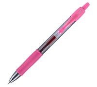 Pilot, Penna roller G207, con inchiostro gel, retrattile, tratto da 0,7 mm 0,7 mm Single Rosa metallizzato.