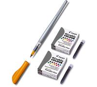 PILOT Penna stilografica per calligrafia parallela ricaricabile (2,4 mm + cartucce)