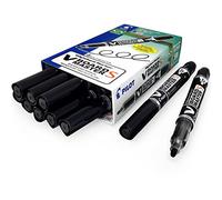 Pilot, Pennarello per lavagna bianca, punta extra fine, inchiostro nero, confezione da 10 (etichetta in lingua italiana non garantita)