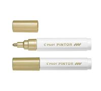 Pilot Pigment Marker Pintor, Medium, Gold 4902505542084